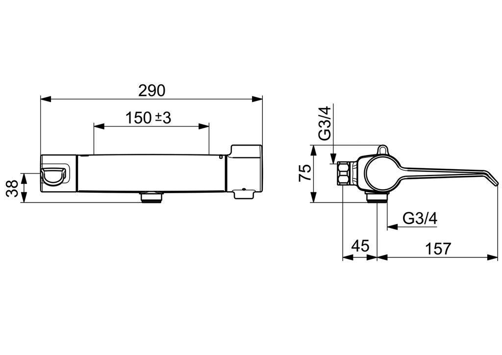 Oras Clinica Safety+ - Washbasin faucet 5631