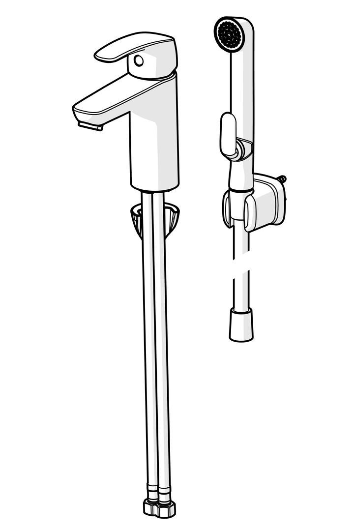 Oras Safira XL - Washbasin faucet 1001f