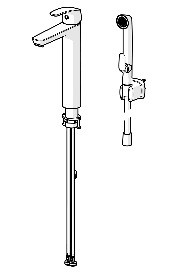 Oras Safira - High washbasin faucet 1002F-33