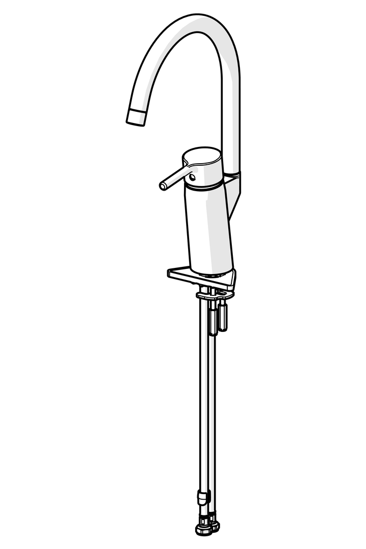 Oras Optima - Kitchen faucet 2838FN-33