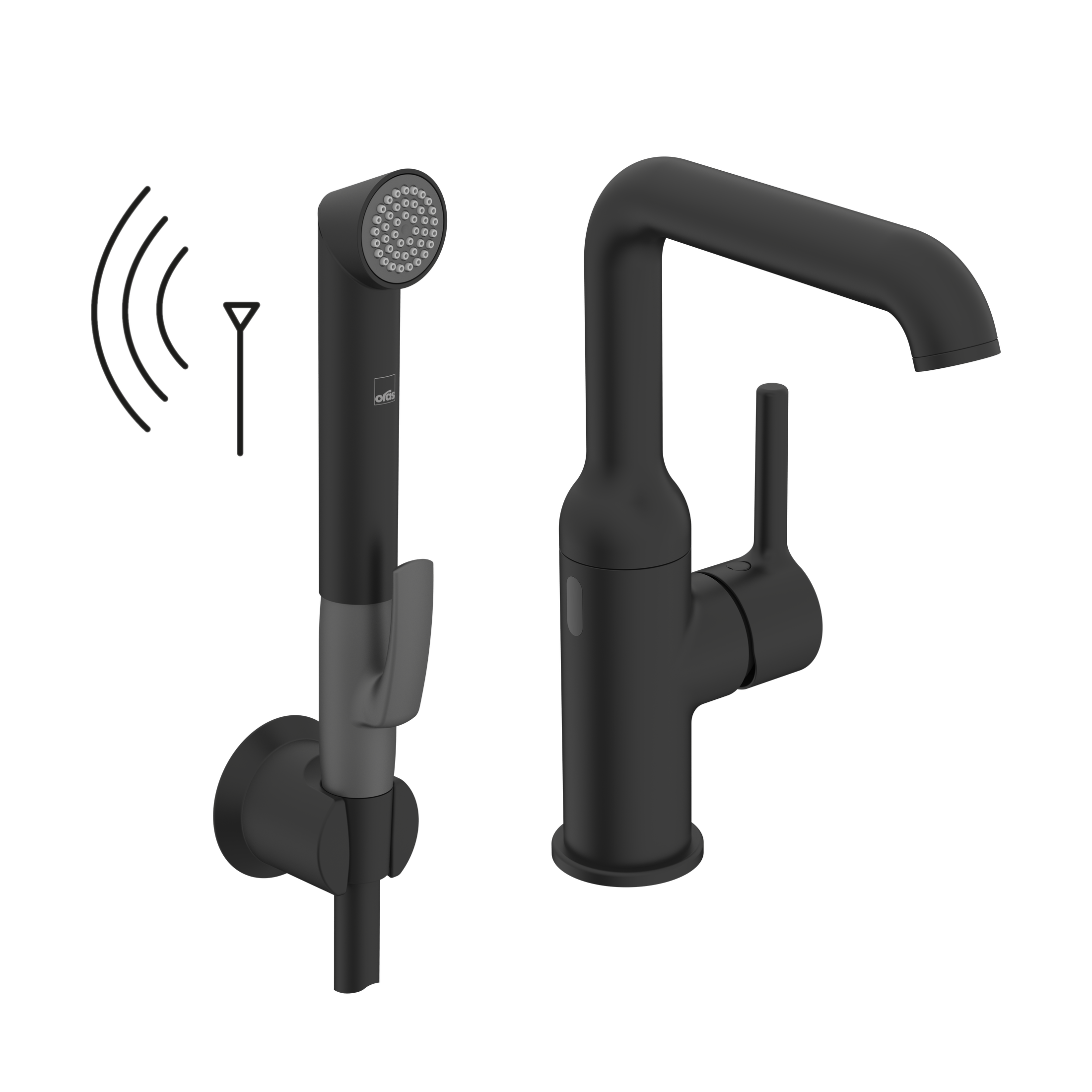 Oras Optima Style Hybrid - Washbasin faucet, 3 V, Bluetooth 2617FHZ-33