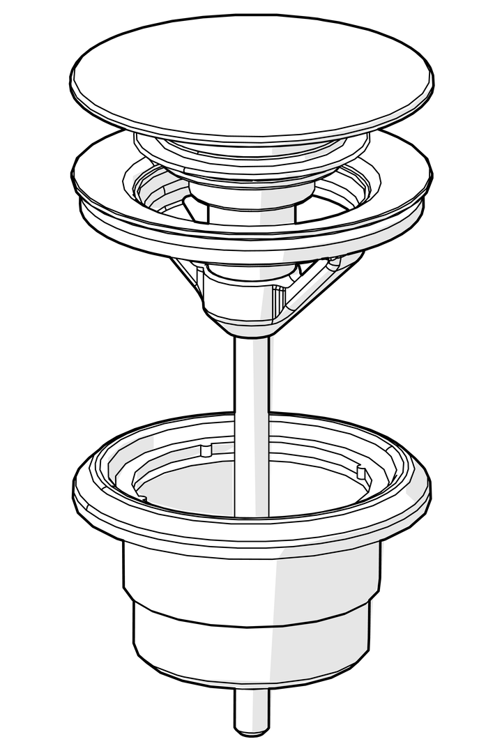 Oras - Rapid pop-up waste 159056V
