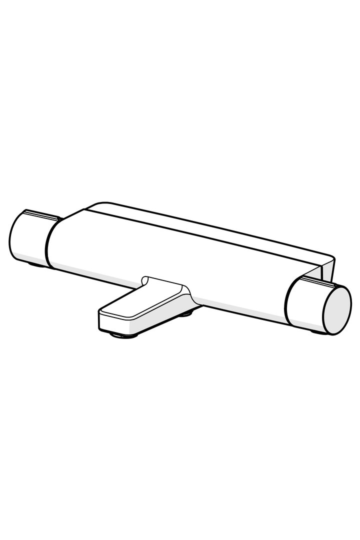 Oras Optima Style - Shower faucet with spout 7140GN