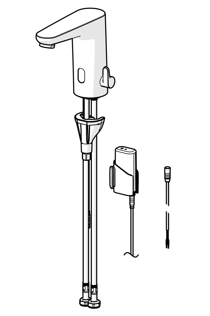 Oras Electra Safety - Washbasin faucet, 3 V, Bluetooth 9110FZ