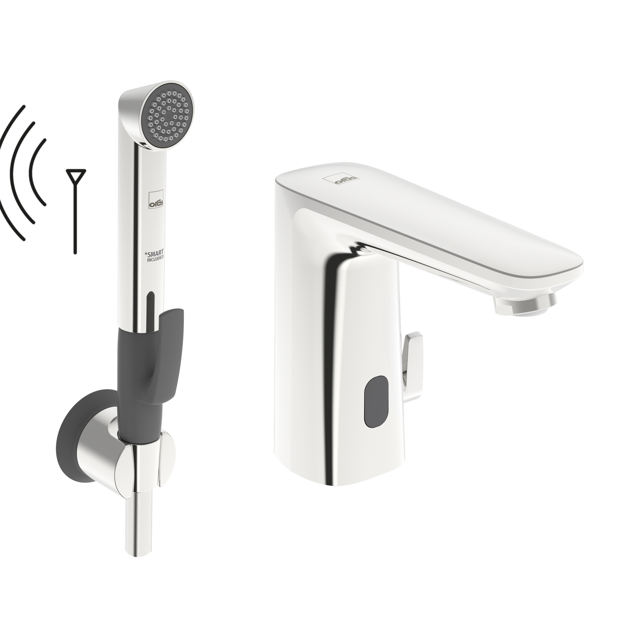 Oras Electra - Washbasin faucet, 3 V, Bluetooth 9222FZ-104