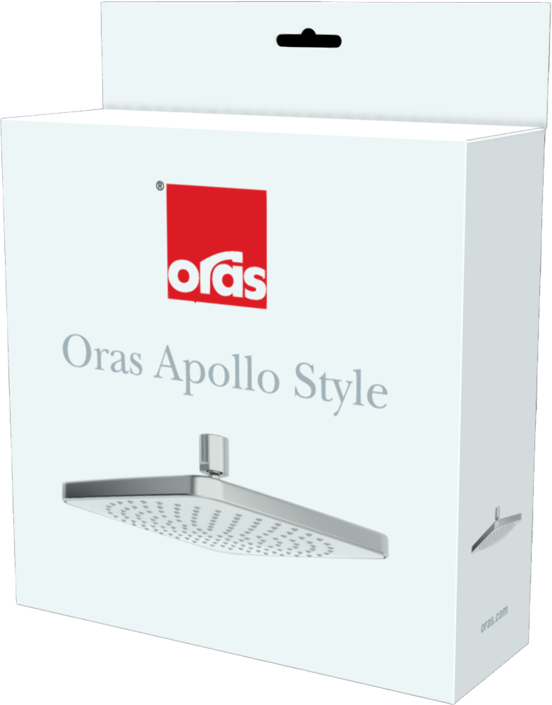 Oras Apollo Style - Overhead shower, 200x200 mm