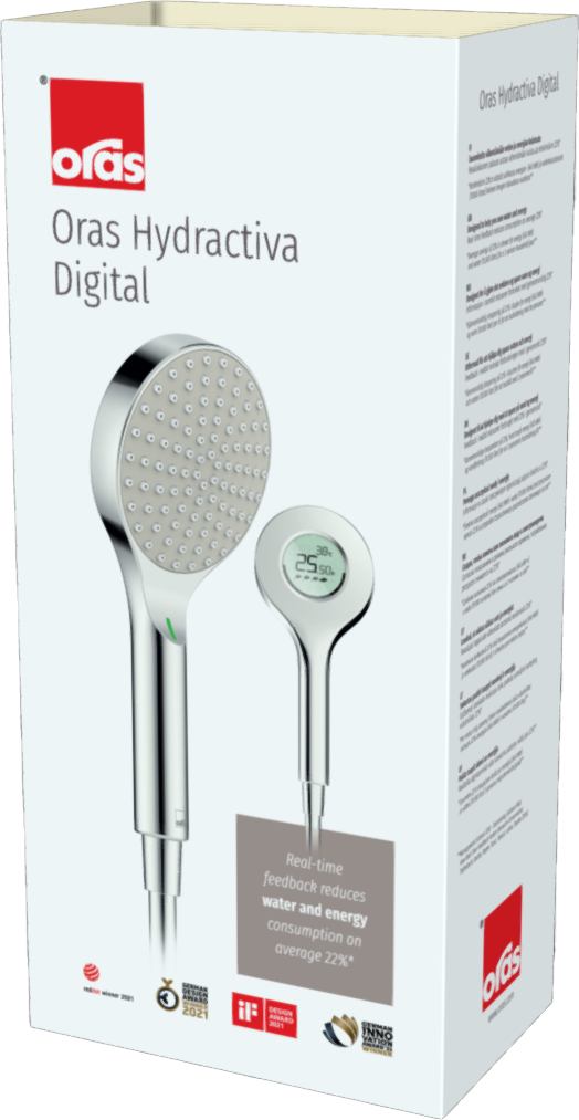 Oras Hydractiva Digital - Hand shower, Bluetooth