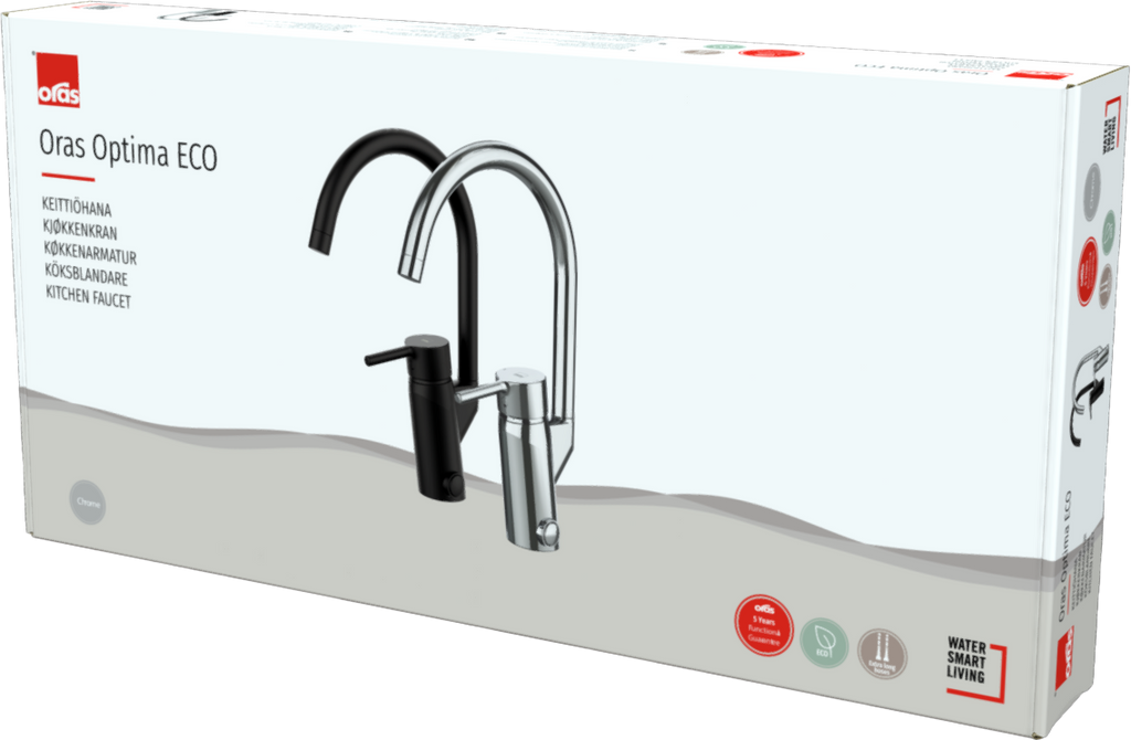 Oras Optima - Kitchen faucet with dishwasher valve, 3 V 2839FN-107