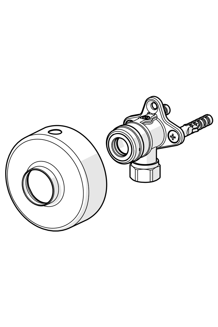 Oras Group - Angle coupling with stop valve, G3/4 1/2 -D12 290009-80