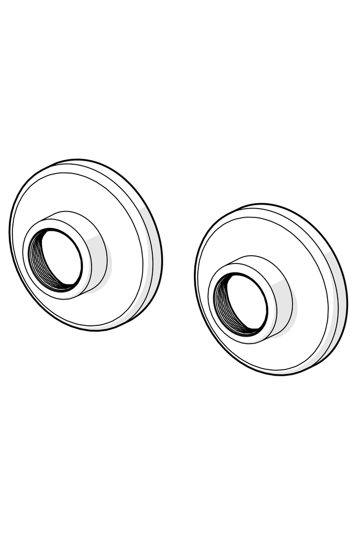 Oras Group - Cover flange pair 290025
