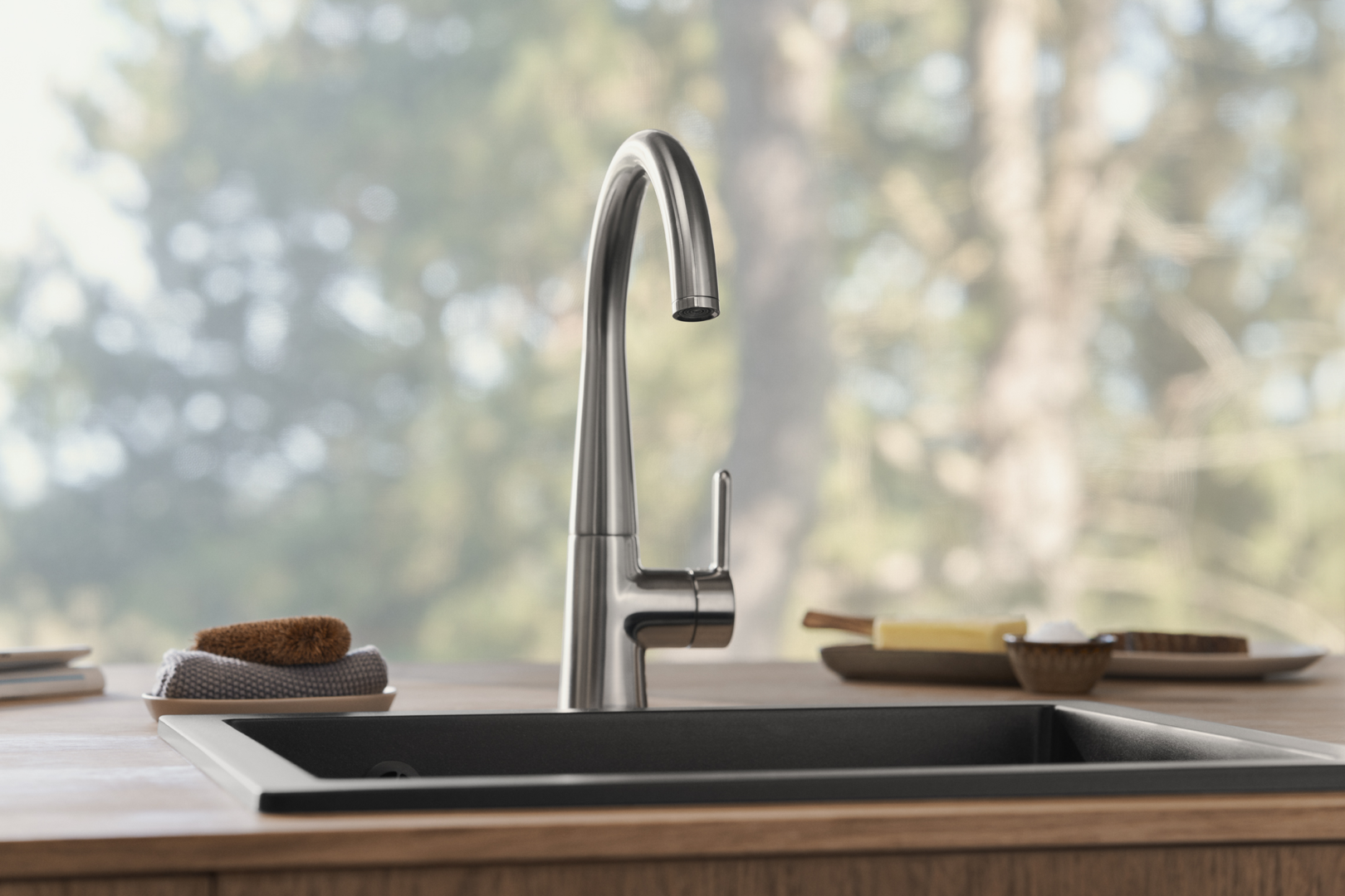 Oras Inspera - Kitchen faucet with dishwasher valve, 3 V 3035F-80