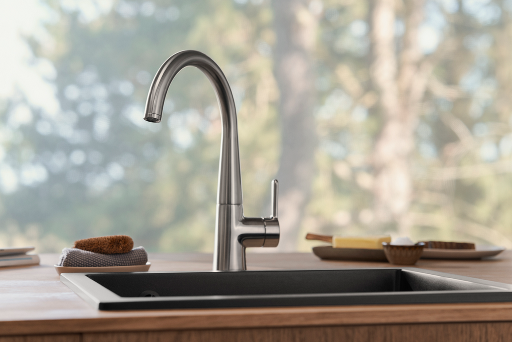 Oras Inspera - Kitchen faucet with dishwasher valve, 3 V 3035F-80
