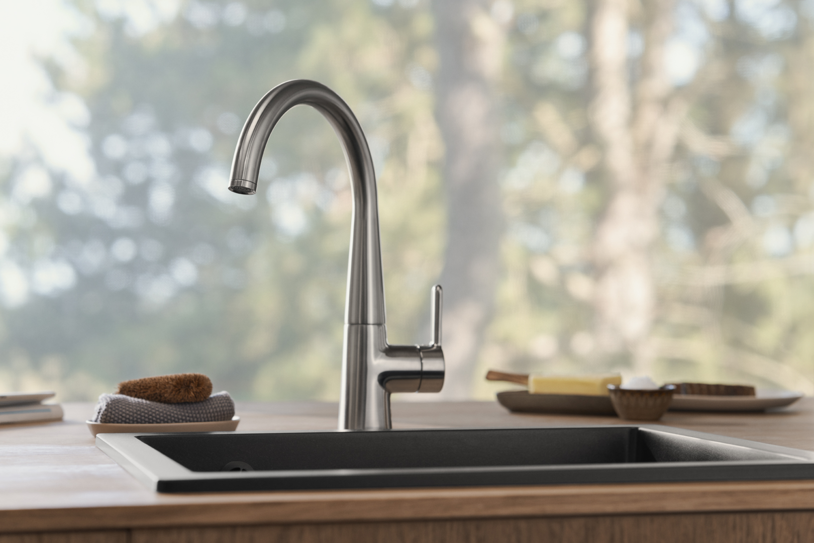 Oras Inspera - Kitchen faucet with dishwasher valve, 3 V 3035F-80