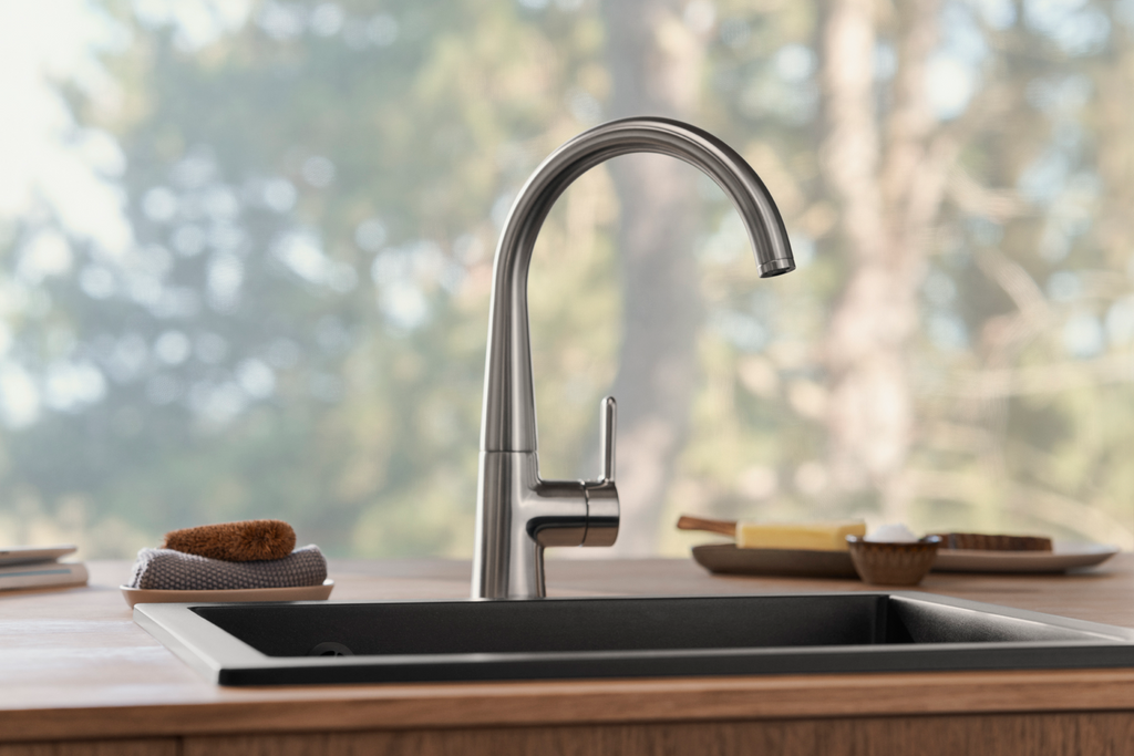 Oras Inspera - Kitchen faucet with dishwasher valve, 3 V 3035F-80