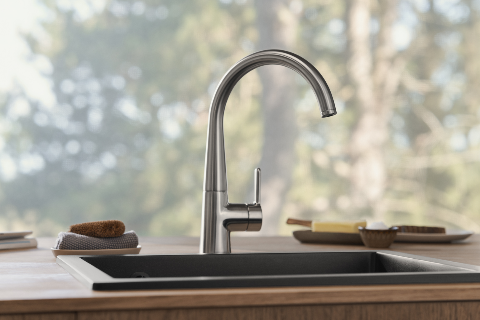 Oras Inspera - Kitchen faucet with dishwasher valve, 3 V 3035F-80