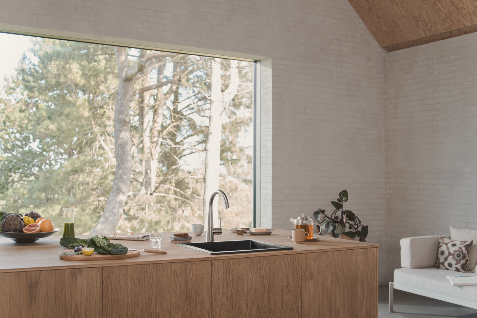 Oras Inspera - Kitchen faucet with dishwasher valve, 3 V 3035F-80