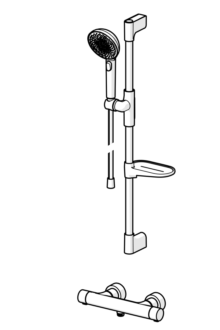 Oras Aurelia - Shower faucet with shower set 4769-33