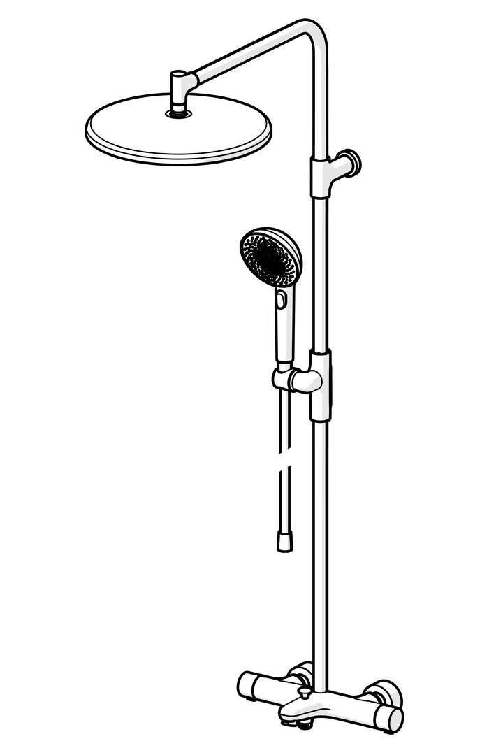 Oras Aurelia - Shower system 4793-80