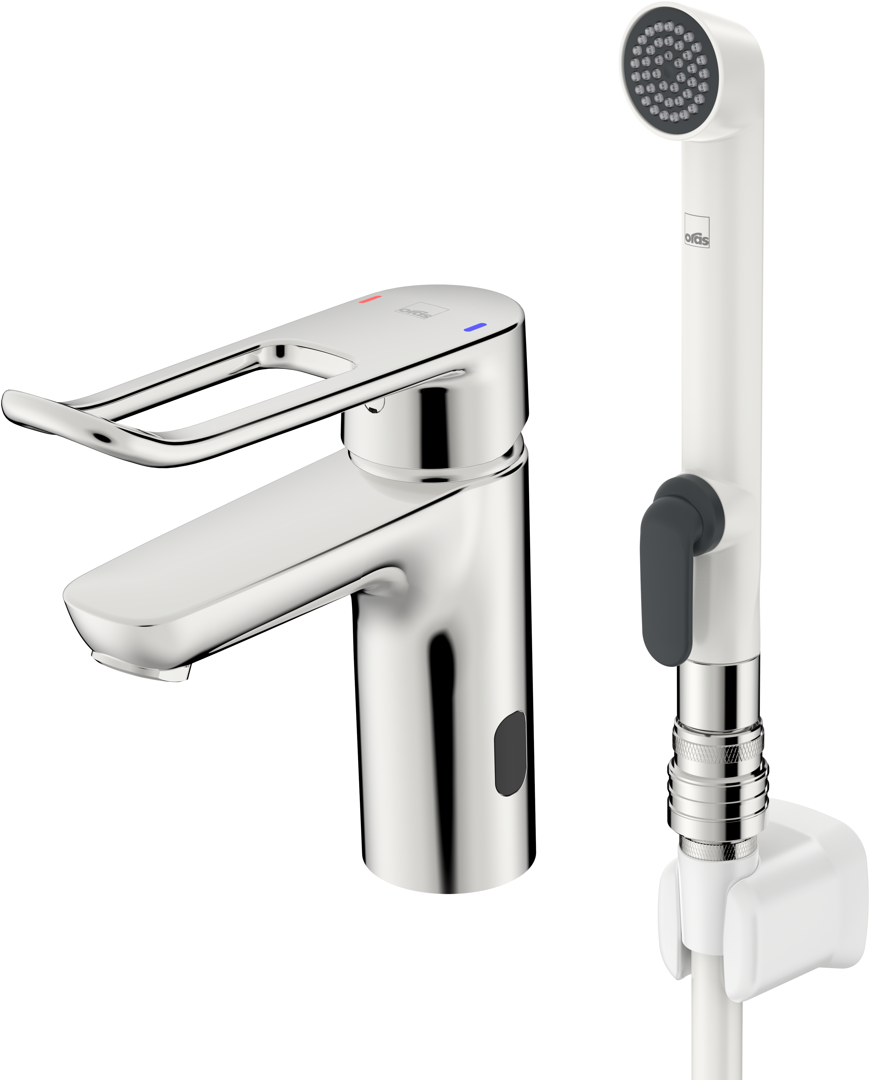 Oras Clinica Hybrid - Washbasin faucet, 230/9 V, Bluetooth 5601FZ