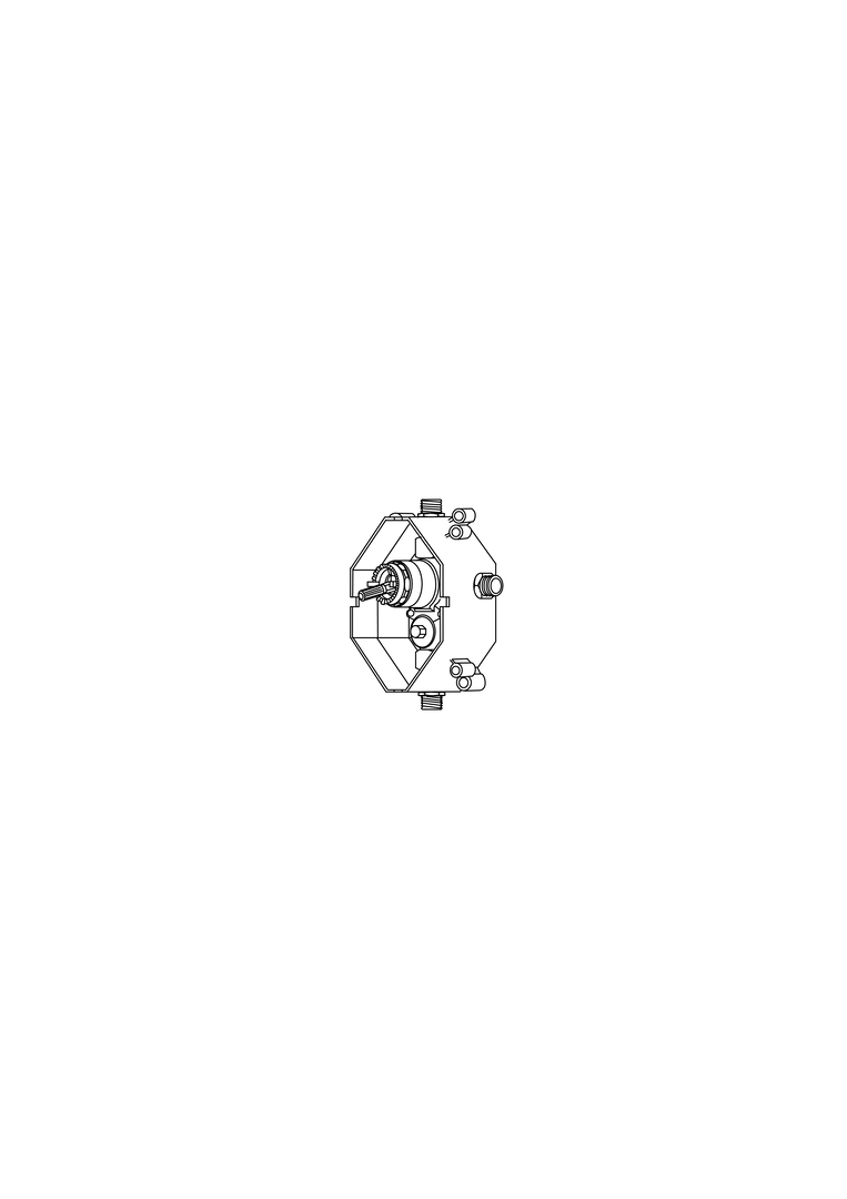 Oras - Body for bath and shower faucet 1286