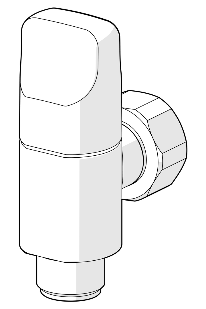 Oras - Washing machine valve, G1/2xG3/4