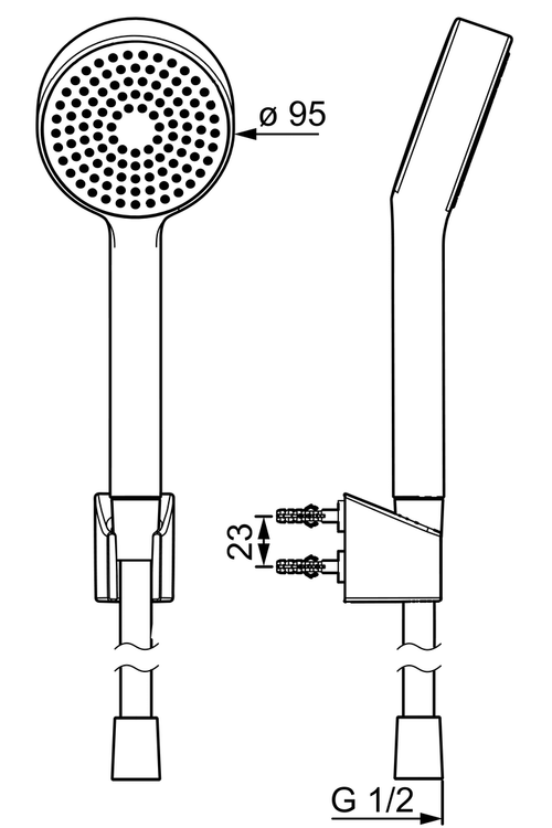 Oras Apollo - Hand shower set 533