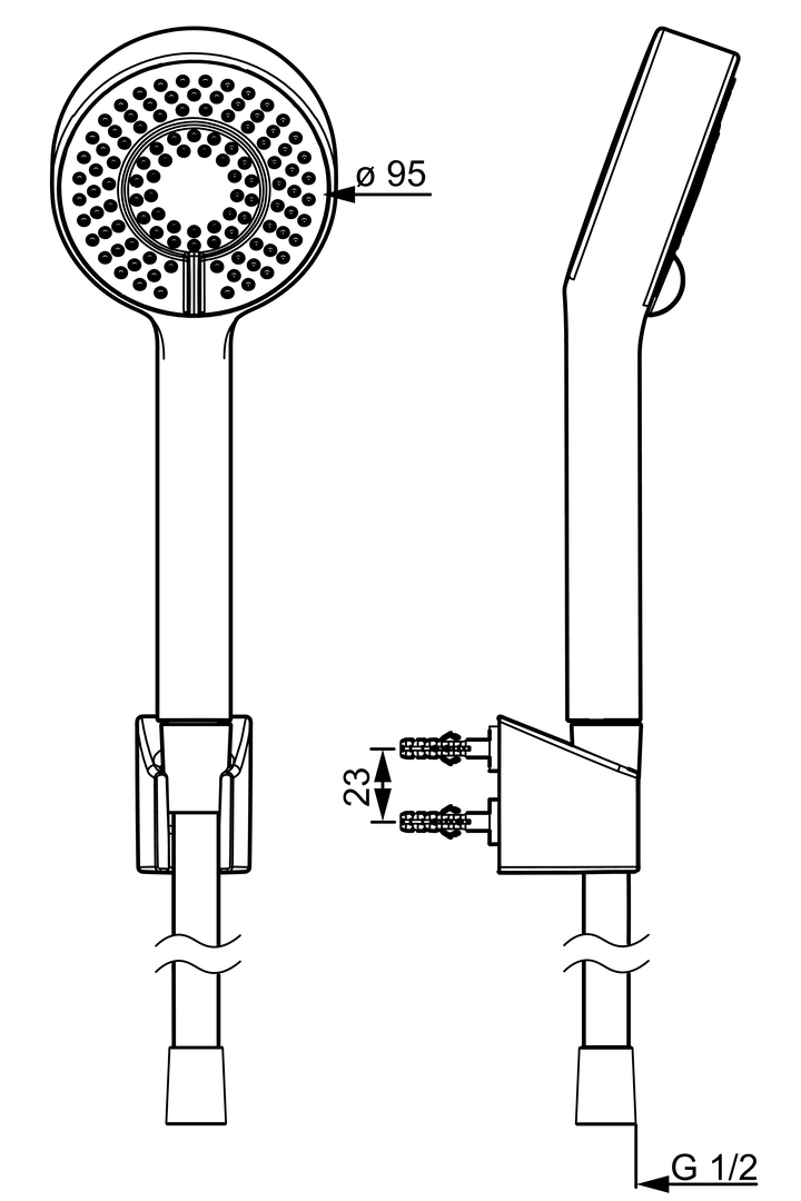 Oras Apollo - Hand shower set 534