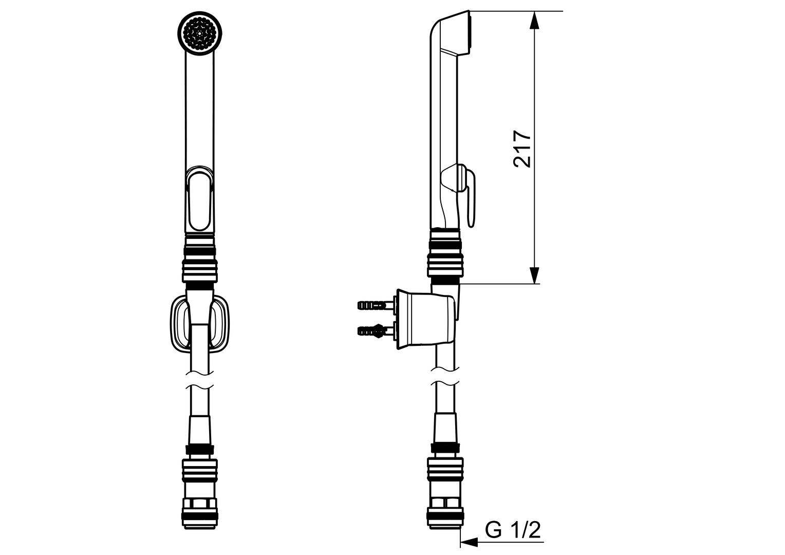 Oras - Bidet shower set
