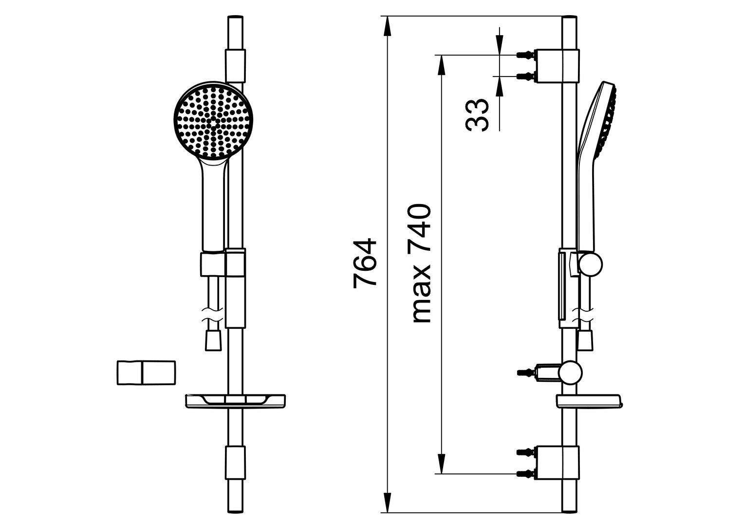 Oras Hydractiva - Shower set 421
