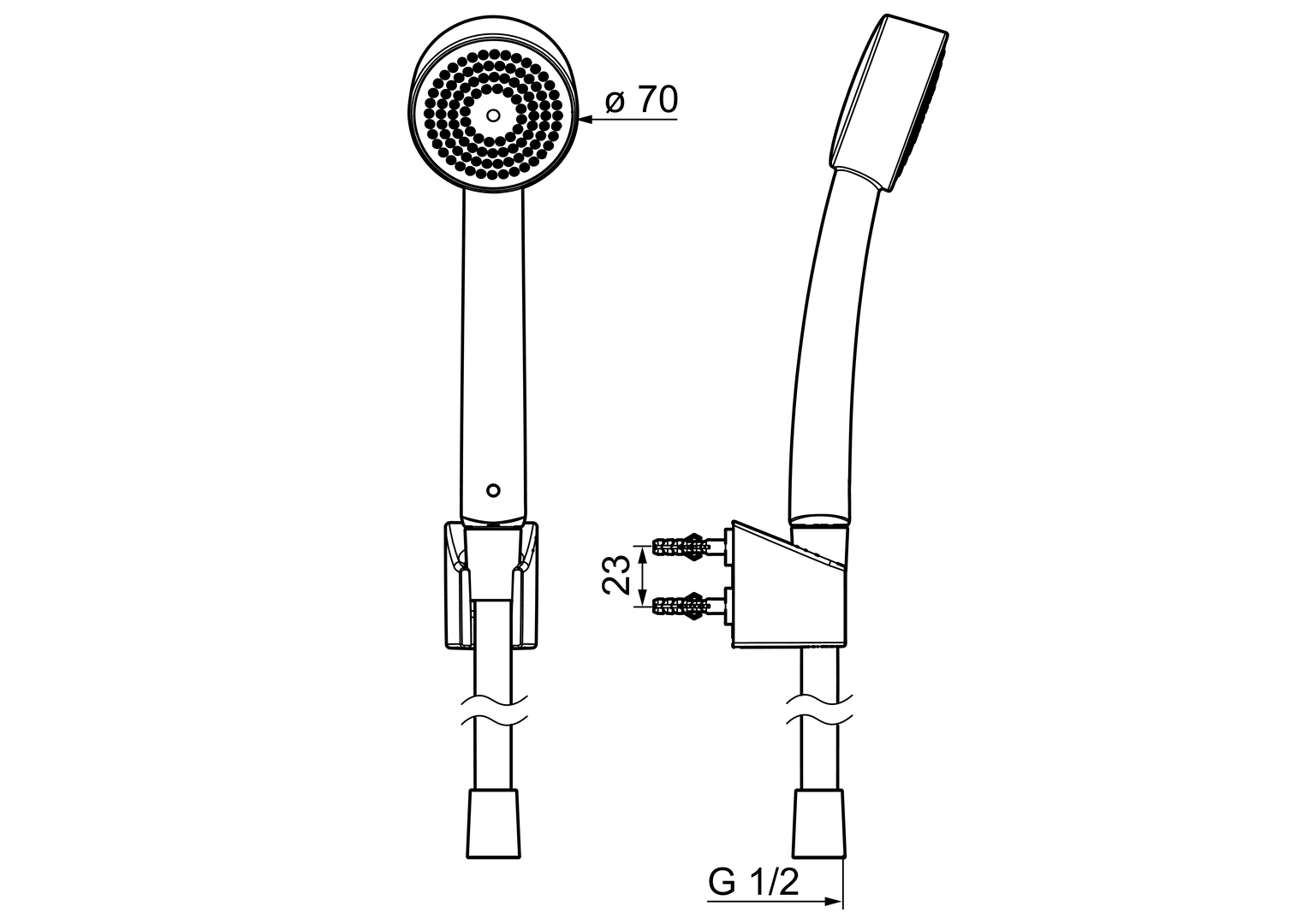 Oras Apollo - Hand shower set 532