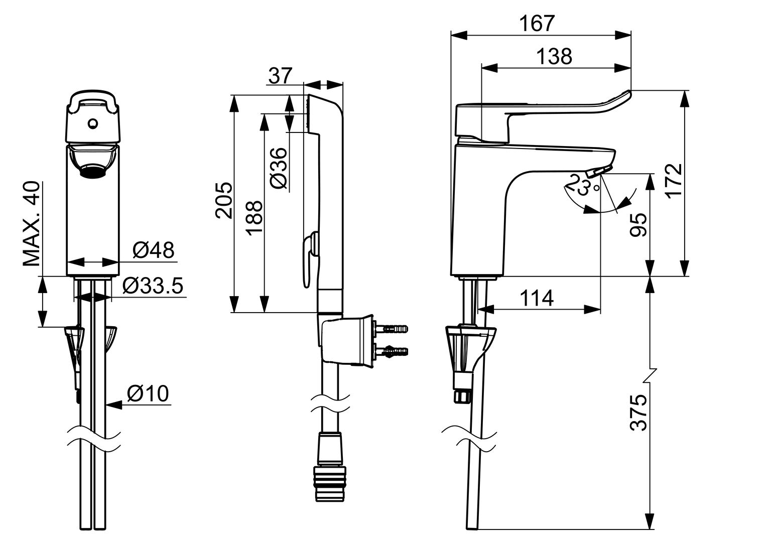 Oras Clinica - Washbasin faucet 5601