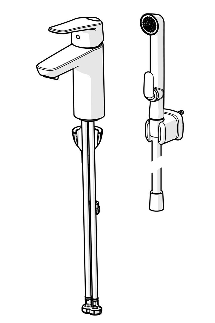 Oras Vega XL - Washbasin faucet 1801FG