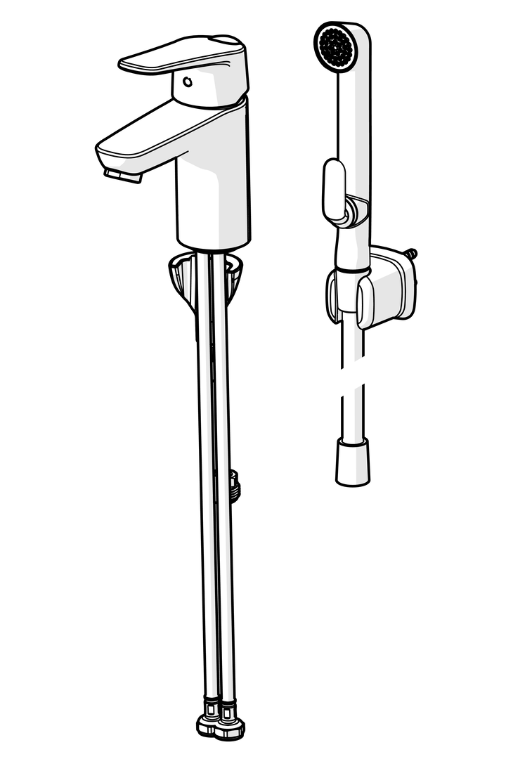Oras Vega - Washbasin faucet 1812FG