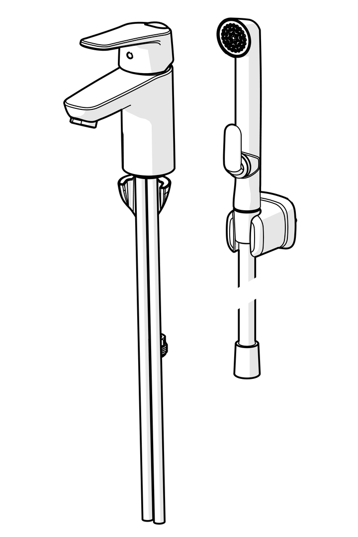 Oras Vega - Washbasin faucet 1812G