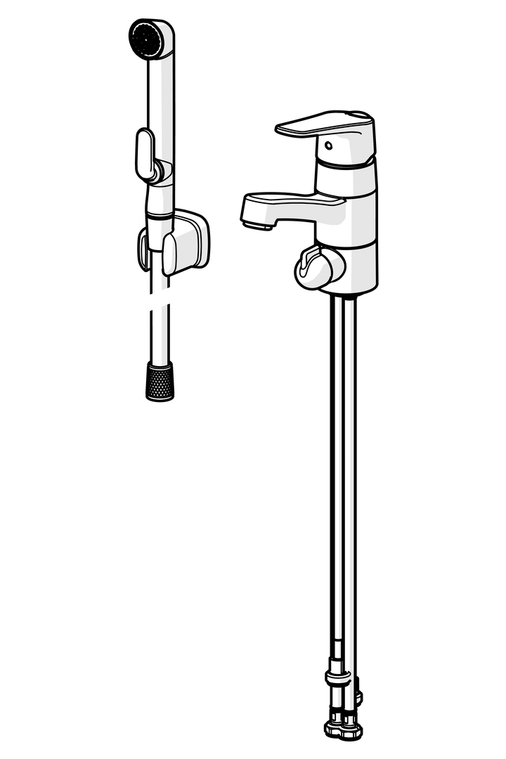 Oras Vega - Washbasin faucet with washing machine valve 1814FG-33