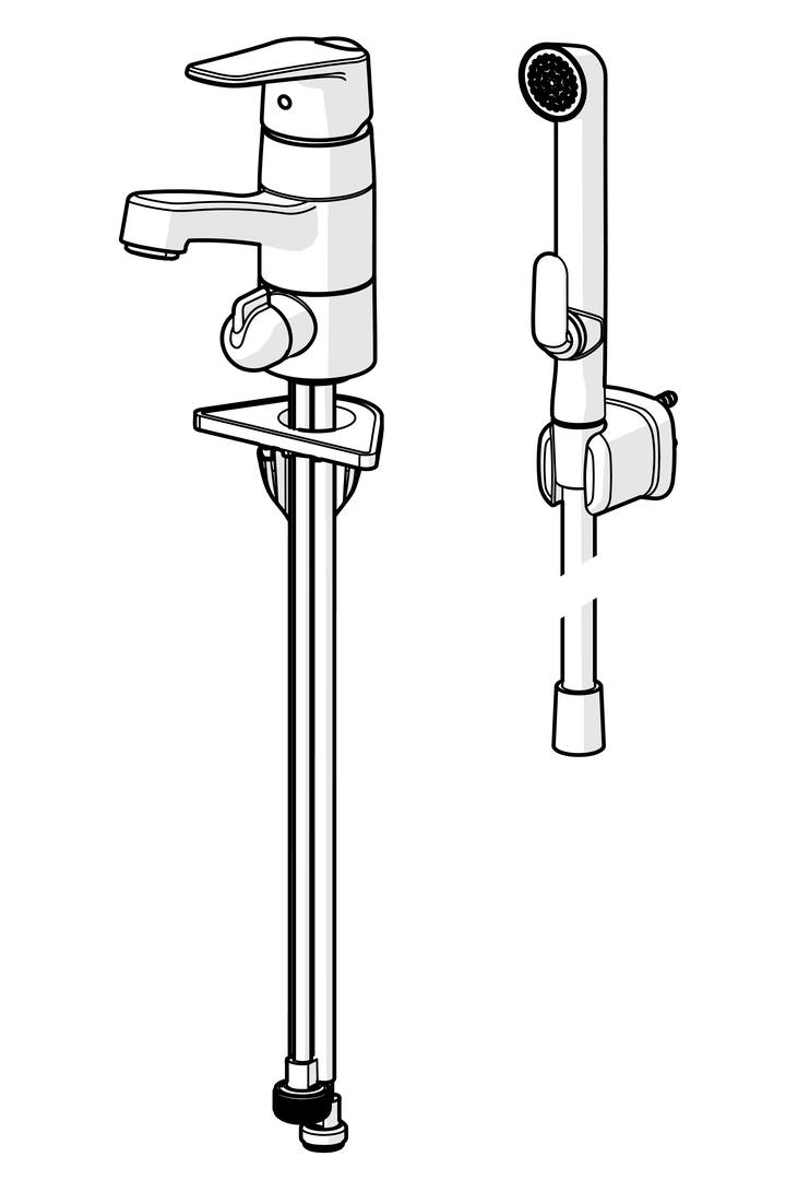 Oras Vega - Washbasin faucet with washing machine valve 1814G