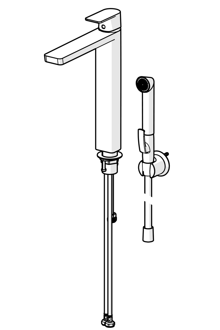 Oras Stela - High washbasin faucet 4802F