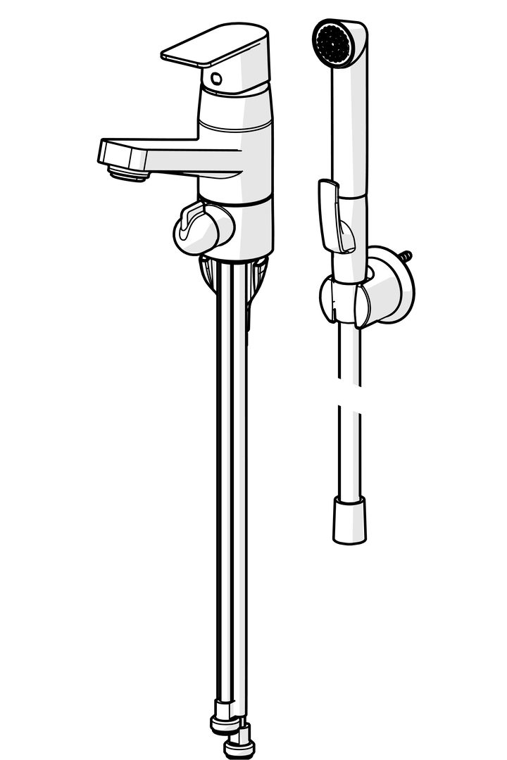 Oras Stela - Washbasin faucet with washing machine valve