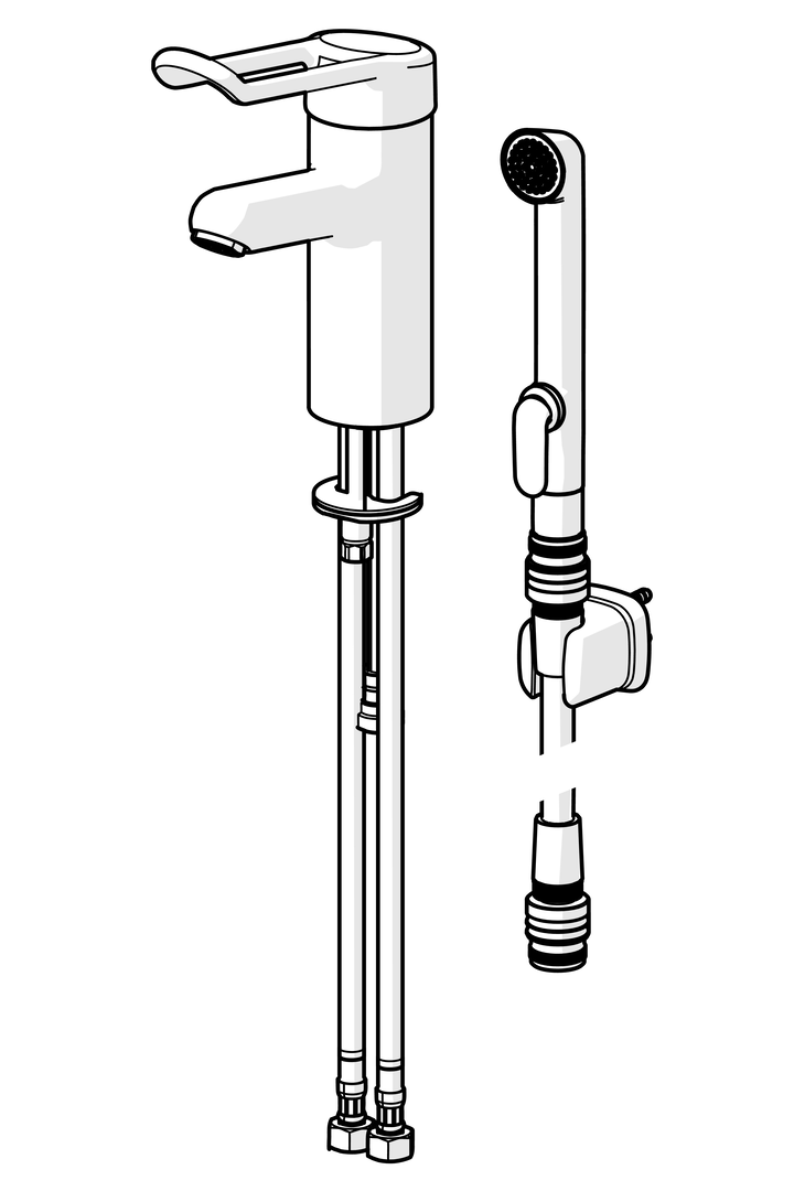 Oras Medipro Protec - Washbasin faucet 5512bf