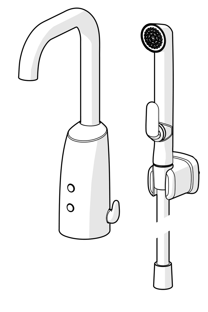 Oras Electra - Washbasin faucet, 6 V, Bluetooth 6332fz