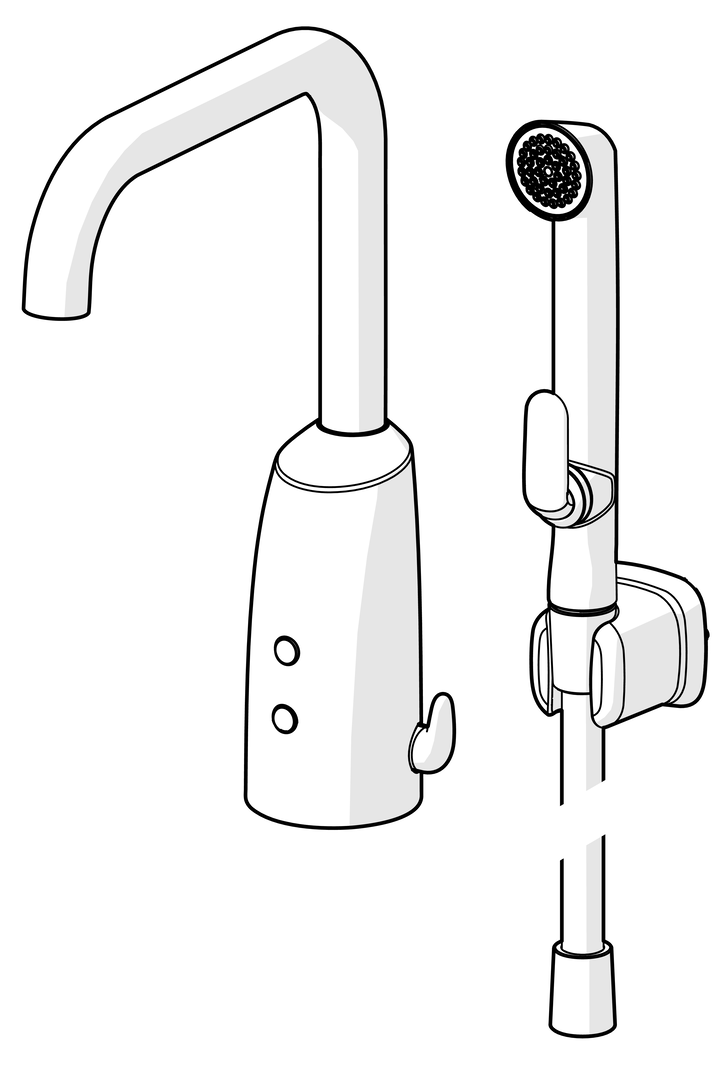 Oras Electra - Washbasin faucet, 6 V, Bluetooth 6333FZ
