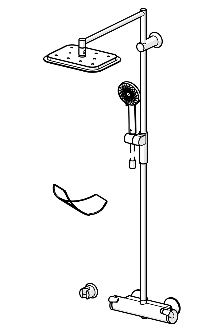 Oras Optima - Shower system 7192