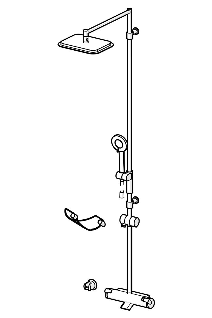 Oras Optima - Shower system 7193