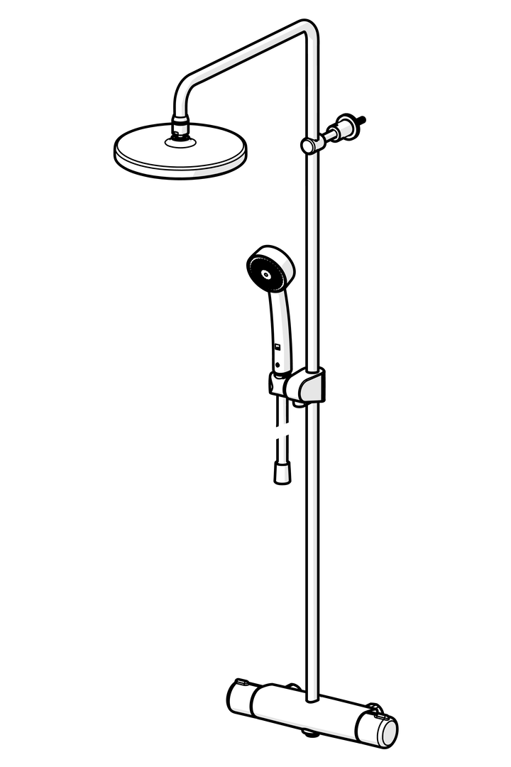 Oras Nova - Shower system 7401