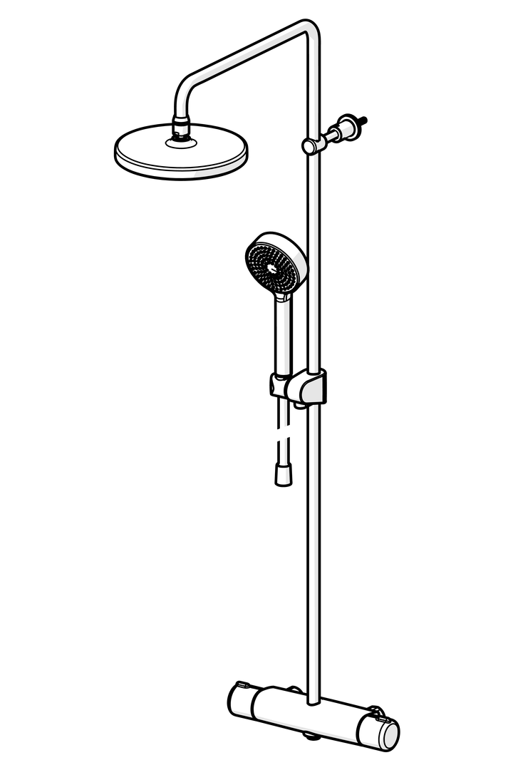 Oras Nova - Shower system 7402