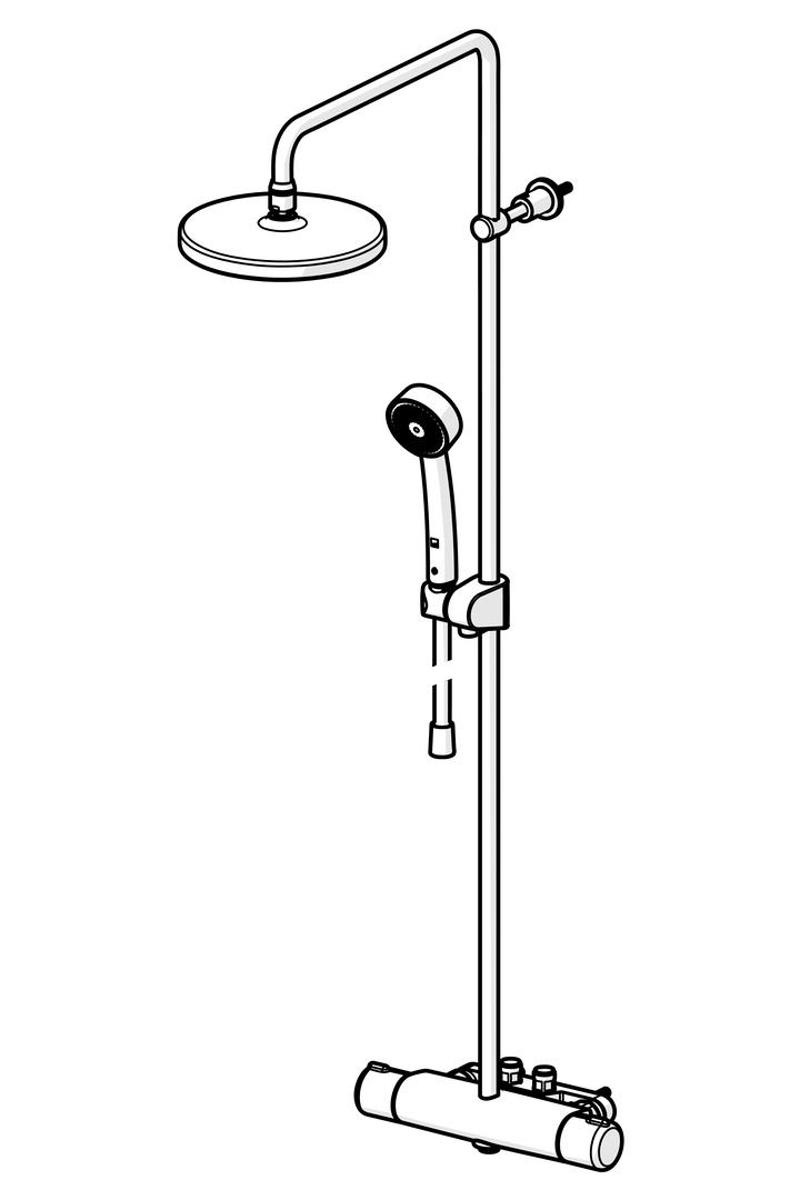 Oras Nova - Shower system, 40cc 7418