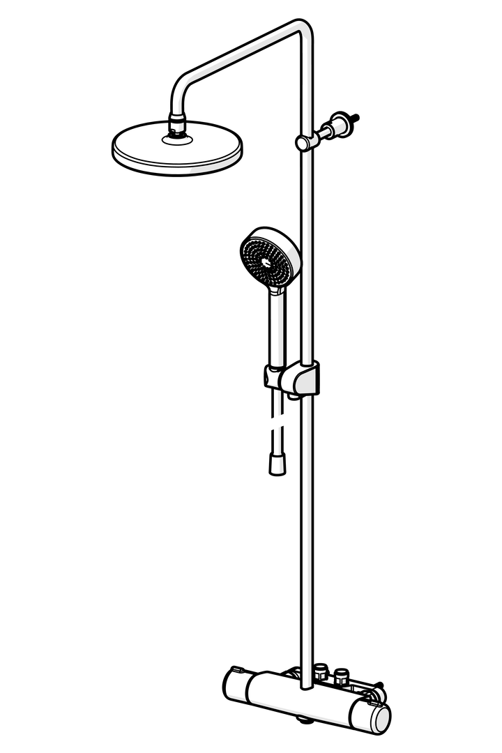 Oras Nova - Shower system, 40cc 7419