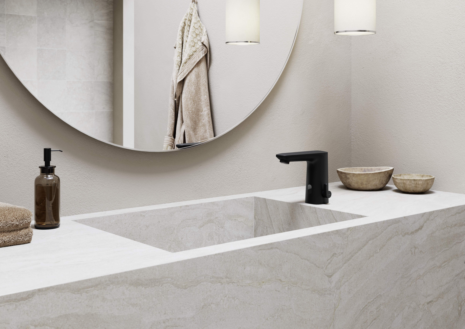 Oras Electra Safety - Washbasin faucet, 3 V, Bluetooth 9210FZ-33