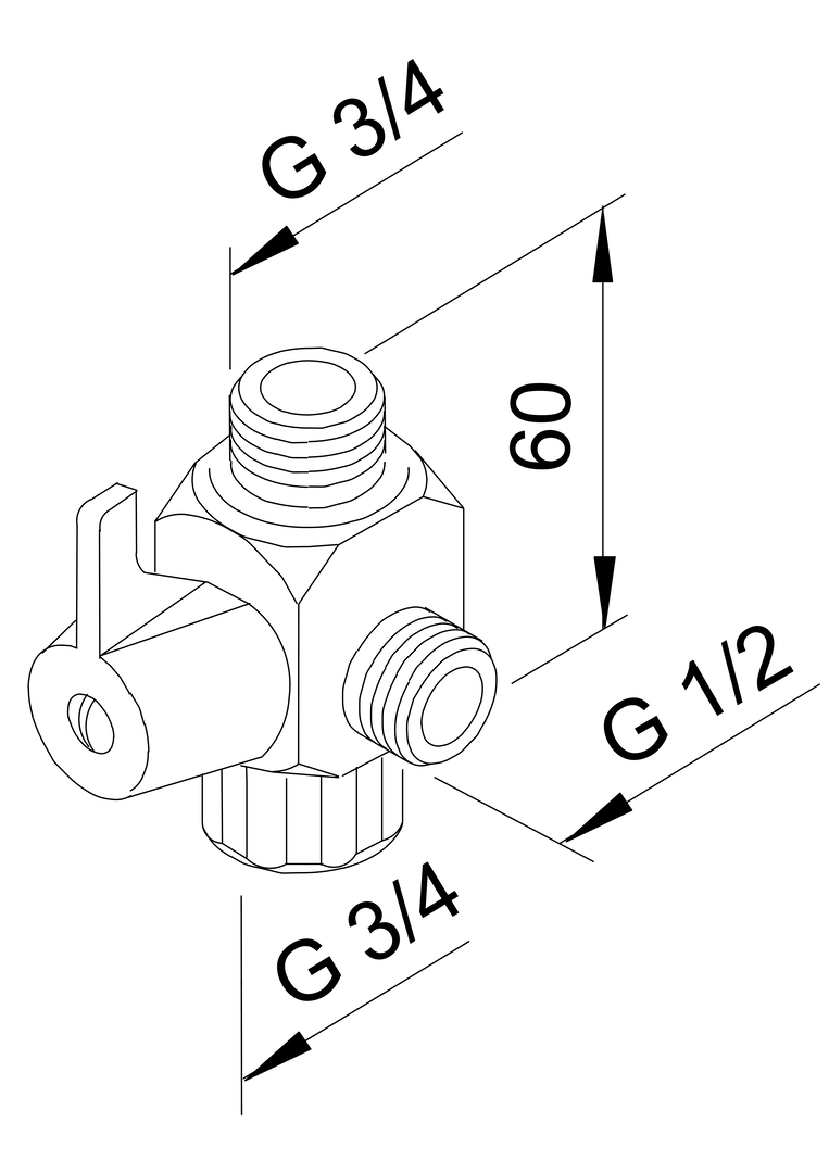 Oras - Three-way valve