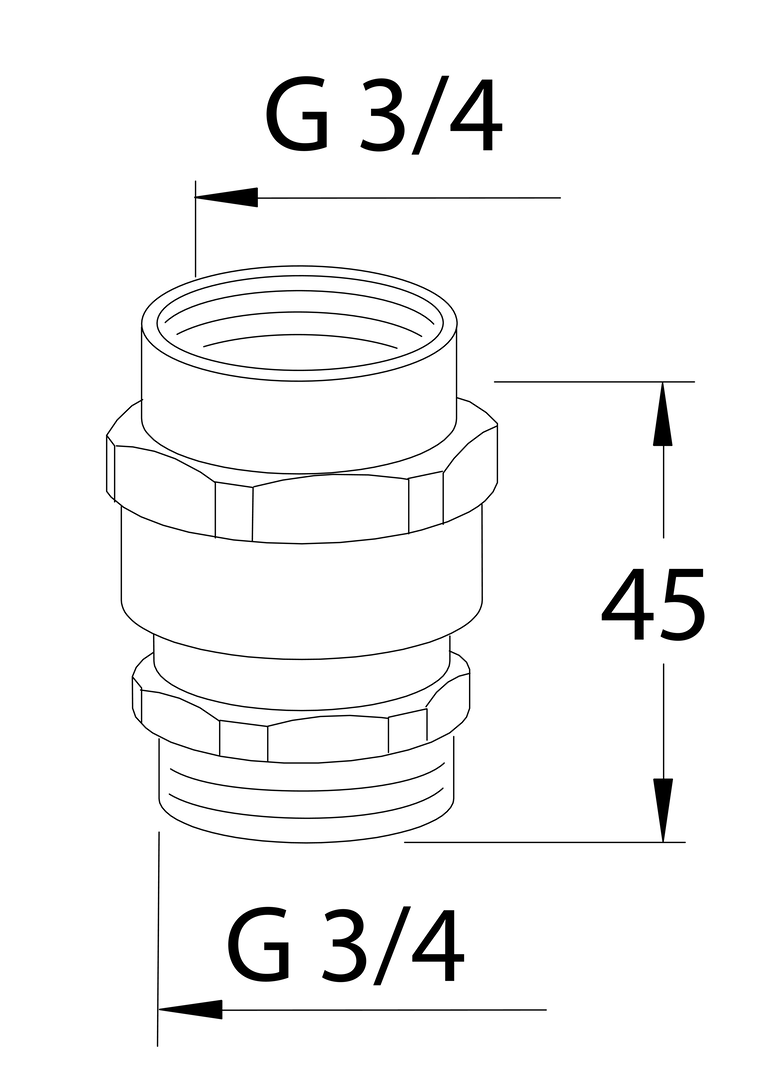 Oras - Vacuum breaker, Type HB 261034
